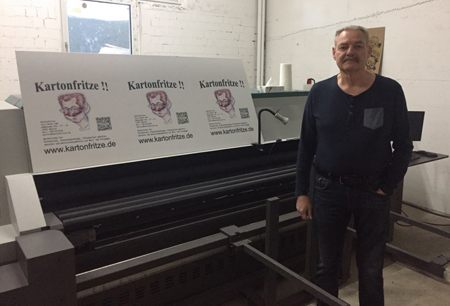 Digital press for Kartonfritze